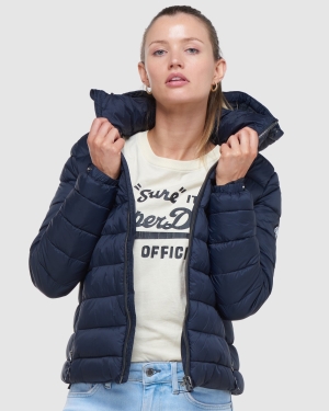 Superdry Code Applque 19Inch Swim Tmavě Blankyt | 438659-PVI