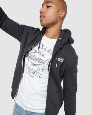 Superdry Corporate Logo Tee Šedé | 809126-FIS