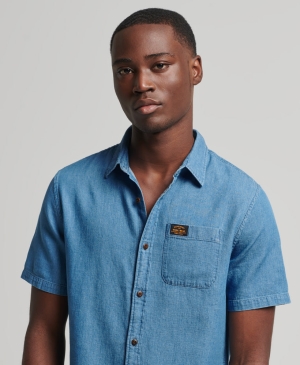 Superdry Heritage Lumberjack Tmavě Blankyt | 690814-CIT