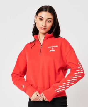 Superdry Orange Label Classic Zip Tmavě Blankyt | 306721-JID