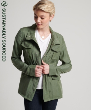 Superdry Vintage Logo Narrative Zelene | 582041-FJS
