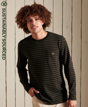 Superdry Vintage Metallic Mock Neck Černé | 286405-LMH