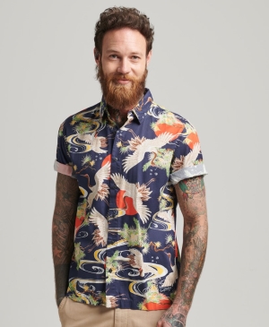 Superdry Vintage Script Style Coll Fialové | 063971-LTH